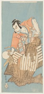 The Actor Nakamura Nakazo I as Osada no Taro in the play "Ima o Sakari Suehiro Genji (The Genji Clan Now at Its Zenith)" by Katsukawa Shunsho