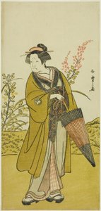 The Actor Otani Tomoemon I as Otsuma in the Play Kabuki no Hana Bandai Soga, Performed at the Ichimura Theater in the Fourth Month, 1781 by Katsukawa Shunsho