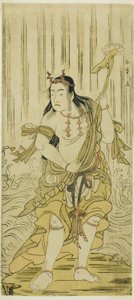 The Actor Sawamura Sojuro III as Kongara Doji in the Play Kitekaeru Nishiki no Wakayaka, Performed at the Nakamura Theater in the Eleventh Month, 1780 by Katsukawa Shunsho
