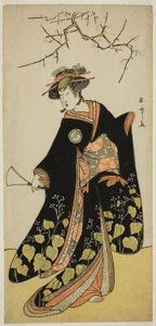 The Actor Segawa Kikunojo III as the Spirit of Joro-gumo (Harlot Spider) Disguised as the Maiko Tsumagiku, in the Play Shitenno Tonoi no Kisewata, Performed at the Nakamura Theater in the Eleventh Month, 1781