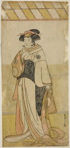 The Actor Yamashita Kinsaku II as Lady Manko in the Play Hatsumombi Kuruwa Soga, Performed at the Nakamura Theater in the First Month, 1780 by Katsukawa Shunsho