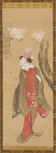 A dancer, Kiyohime, a cherry tree and the bell of Dojo-ji