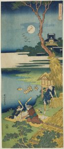 Ariwara no Narihira, from the series A True Mirror of Chinese and Japanese Poems by Katsushika Hokusai