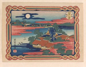 Autumn moon at Shinobazu, c.1833