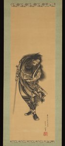 Black Shōki, the Demon Queller by Katsushika Hokusai