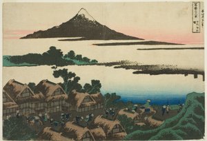 Dawn at Isawa in Kai Province, from the series "Thirty-six Views of Mount Fuji" by Katsushika Hokusai