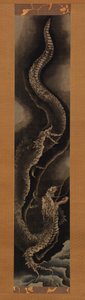 Descending Dragon by Katsushika Hokusai