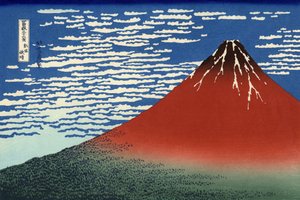Fuji, Mountains in Clear Weather, from 