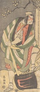 Ichikawa Ebizo Danjuro V in the Role of Mongaku Shonin Disguised as Yamagatsu, 1781-1801 by Katsushika Hokusai