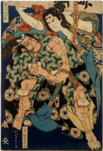 Kusunoki Tamonmaru Masashige and Yao no bettō Tsunehisa