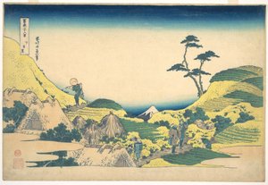 Lower Meguro, from the series Thirty-six Views of Mount Fuji
