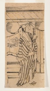 Matsumoto Koshiro as Tsurigane no Mibu by Katsushika Hokusai