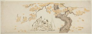 Night Watchmen Under Maple Tree
