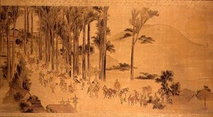 Pilgrims at the Kasuga Shrine