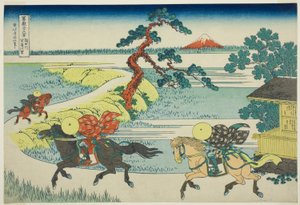 Sekiya Village on the Sumida River, from the series Thirty-Six Views of Mount Fuji