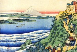 Series of One Hundred Poems by One Hundred Poets: Yamabe no Akahito by Katsushika Hokusai