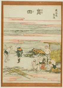Shimada, from the series Fifty-three Stations of the Tokaido