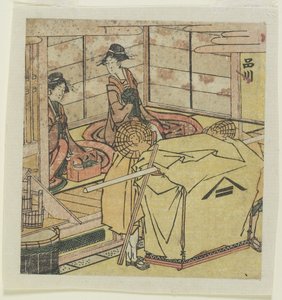 Shinagawa by Katsushika Hokusai