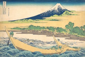 Tago Bay near Ejiri on the Tokaido, from the Series Thirty-six Views of Mount Fuji by Katsushika Hokusai