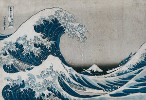 The Great Wave off Kanagawa, from the series "36 Views of Mt. Fuji" by Katsushika Hokusai