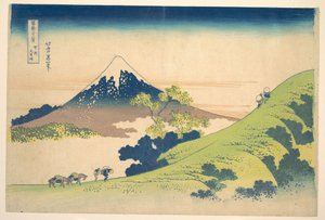 The Inume Pass in Kai Province, from the series Thirty-six Views of Mount Fuji by Katsushika Hokusai