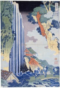 The Ono Waterfall on the Kisokaido by Katsushika Hokusai