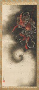 Thunder God, Edo Period by Katsushika Hokusai