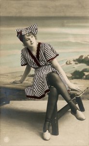 Woman in Summer Dress, c. early 1900’s