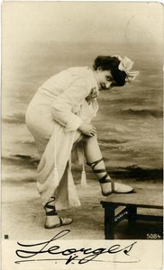 Woman on the Beach, c. early 1900’s