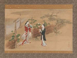 Evening Faces Yugao Chapter from The Tale of Genji by Kawamata Tsunemasa