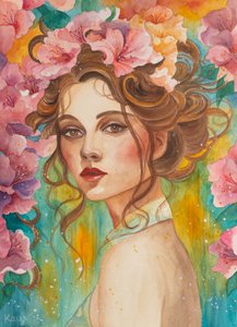Blooming Beauty Portrait by Kay Shanley