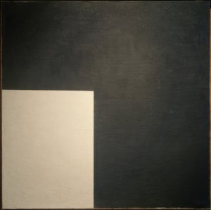 Black and White. Suprematist Composition