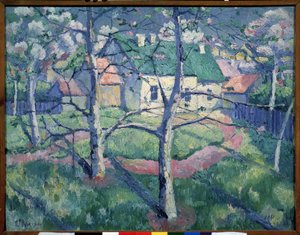 Apple Trees Blooming by Kazimir Severinovich Malevich
