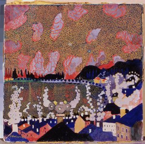 Small Town by Kazimir Severinovich Malevich