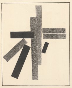 Three Black and Five Grey Elements from "Suprematism: 34 Drawings" by Kazimir Severinovich Malevich
