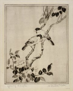 Young Couple by Kazuo Matsubara
