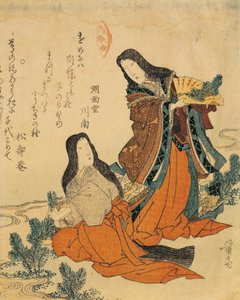 Keisai Eisen, Woodcut by Keisai Eisen