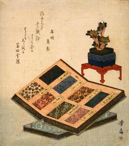 Sample Books of Brocade Designs by Keisai Eisen