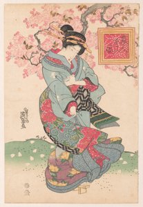 Beauties in a Spring Storm by Keisai Eisen