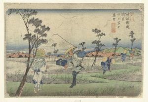 Distant View of Mount Fuji from Konosu by Keisai Eisen