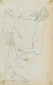 A King from Tombs, Hebrew, No. 8 by Kellogg, Miner Kilbourne