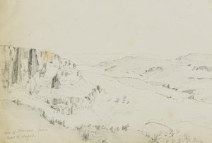 Sea of Tiberias from Road to Jafed by Kellogg, Miner Kilbourne