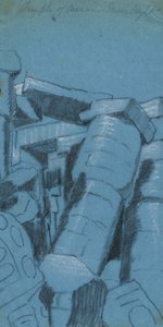 Temple of Karnak--Moonlight, Egypt by Kellogg, Miner Kilbourne