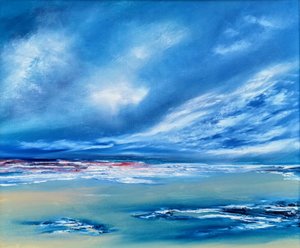 Dramatic Blue Horizon