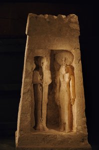 A free-standing shrine, a naos, of Ptah and Sekhmet, New Kingdom, 2002 by Kenneth Garrett