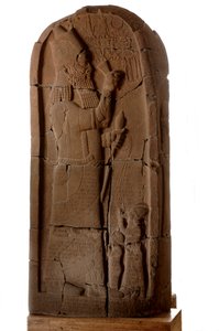 Berlin Museum, Nubian Pharaohs, Stela of Esarhaddon from Zenjirili, stele of Nastasen, 2007 by Kenneth Garrett
