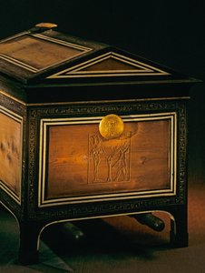 Chest with Carrying Poles, 2009 by Kenneth Garrett
