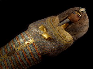 Coffin of Pharaoh Akhenaten, 18th Dynasty; New Kingdom; Egypt; The Egyptian Museum, 2009 by Kenneth Garrett
