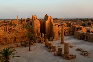 Kiosk of Taharka, first courtyard, Karnak Temple, Black Pharaohs, Nubians, Egypt, Luxor, 2007 by Kenneth Garrett