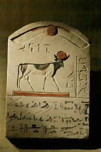 Limestone stela of Neswennefer, 2002 by Kenneth Garrett